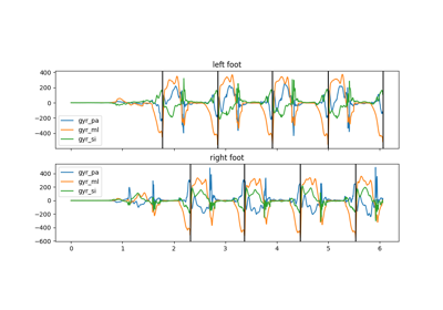 BarthDtw stride segmentation with Custom Template